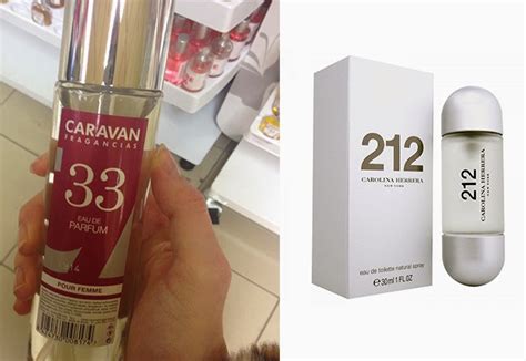 imitaciones de 212 carolina herrera caravan